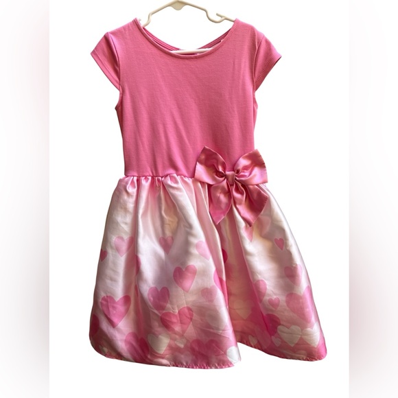 H&M Other - H&M Girls White & Pink Heart Dress 6X/7 | Easter, Valentine’s, Birthday Outfit